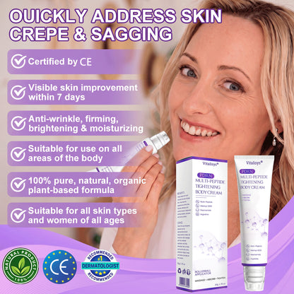 Enjoy an exclusive 30% discount:Vitalisys® 🍈PDRN Multi-Peptide Massaging Body Roller Cream- Anti-aging, Hydrating, Skin Firming & Lifting, Skin Repair, Even Tone, Acne and Dark Spot Treatment, Wart and Mole Removal, and Psoriasis Relief.