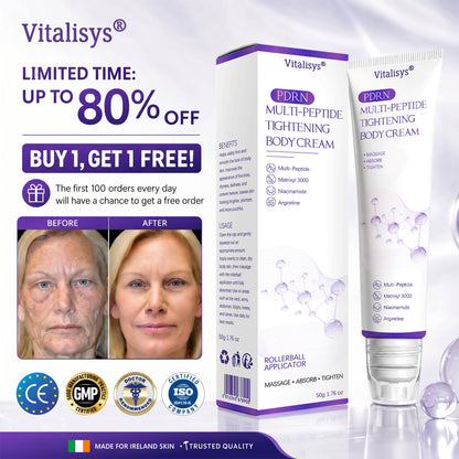 Enjoy an exclusive 30% discount:Vitalisys® 🍈PDRN Multi-Peptide Massaging Body Roller Cream- Anti-aging, Hydrating, Skin Firming & Lifting, Skin Repair, Even Tone, Acne and Dark Spot Treatment, Wart and Mole Removal, and Psoriasis Relief.